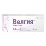 Велгия раствор для п/к введ. шприц-ручка 1,7мг/доза 3мл+Игла 5шт