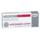 Моксонидин-Алиум таблетки п/о плен. 400мкг 30шт Моксонидин-Алиум таблетки п/о плен. 400мкг 30шт