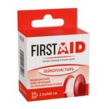 Пластырь фиксирующий на полимерной основе First Aid/Ферстэйд 2,5х500см Пластырь фиксирующий на полимерной основе First Aid/Ферстэйд 2,5х500см
