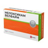 Мелоксикам Велфарм таблетки 15мг 20шт