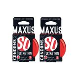 2Х Презервативы ультратонкие гладкие Ultra thin Maxus/Максус 3шт