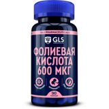 Фолиевая кислота GLS капсулы 600мкг 240мг 90шт