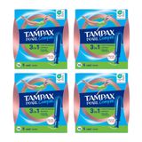 4Х Тампоны гигиенические с аппликатором Super Compak Pearl Tampax/Тампакс 16шт 4Х Тампоны гигиенические с аппликатором Super Compak Pearl Tampax/Тампакс 16шт