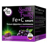 Железо+Витамин С Смарт вкус фруктовый без сахара с 3+ лет Smart Fruits/Смарт Фрутс пастилки жевательные 2,5г 60шт