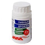 Пивные дрожжи с цинком Экко Плюс таблетки 100шт Пивные дрожжи с цинком Экко Плюс таблетки 100шт