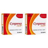 2Х Суприма-Лор апельсин таблетки для рассасывания 16шт