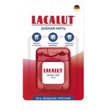 Нить зубная вощеная прочная с фторидом Dental Tape Lacalut/Лакалют 30м