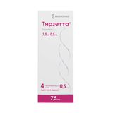 Тирзетта раствор для п/к введ. шприц в автоинжекторе 7,5мг 0,5мл 4шт Тирзетта раствор для п/к введ. шприц в автоинжекторе 7,5мг 0,5мл 4шт