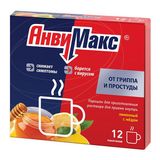 АнвиМакс вкус меда и лимона порошок для приг. раствора для приема внутрь саше 5г 12шт