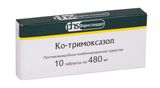 Ко-Тримоксазол таблетки 480мг 10шт Ко-Тримоксазол таблетки 480мг 10шт