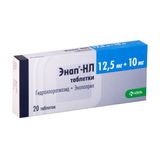Энап НЛ таблетки 12,5мг+10мг 20шт