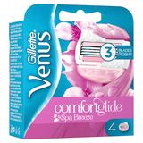 Сменные кассеты Gillette Venus Breeze SPA cо встроенными полосками с гелем для бритья 4 шт