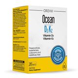 Витамин Д3+К2 Ocean Orzax/Орзакс жидкость для приема внутрь 20мл Витамин Д3+К2 Ocean Orzax/Орзакс жидкость для приема внутрь 20мл