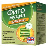 Фитомуцил Норм Плюс порошок пакет 6г 10шт