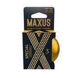 Презервативы из натурального латекса точечно-ребристые Special Maxus/Максус 3шт