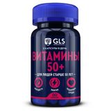 Витамины 50 Плюс GLS капсулы 450мг 60шт Витамины 50 Плюс GLS капсулы 450мг 60шт