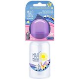 Бутылочка для кормления с соской молочной из силикона медленный поток Мал Мала Меньше 125мл (КК1096)