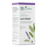 Фиточай Био шалфея листья Будь Здоров! Грин фильтр-пакеты 1,5г 20шт