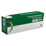 Кларитромицин таблетки п/о плен. 250мг 10шт