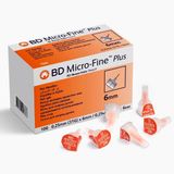 Иглы для шприц-ручки одноразовые 31G Micro-Fine Plus BD/БиДи 0,25х6мм 100шт (320736)