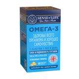 Омега-3 здоровье всего организма и хорошее самочувствие Sense of Life софтгель-капсулы 1360мг 60шт Омега-3 здоровье всего организма и хорошее самочувствие Sense of Life софтгель-капсулы 1360мг 60шт