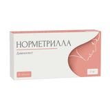Норметрилла таблетки 2мг 28шт Норметрилла таблетки 2мг 28шт