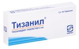 Тизанил таблетки 2мг 20шт