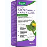 Подорожник и Мать-и-мачеха от кашля Эвалар сироп 100мл