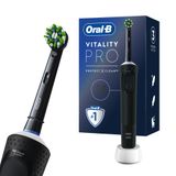 Щетка зубная электрическая 3708 с зарядным устройством 3757 черная Vitality Pro D103.413.3 Oral-B/Орал-би Щетка зубная электрическая 3708 с зарядным устройством 3757 черная Vitality Pro D103.413.3 Oral-B/Орал-би