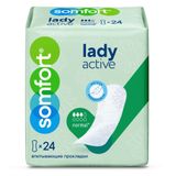 Прокладки женские Normal Lady active Somfort/Сомфорт 24шт Прокладки женские Normal Lady active Somfort/Сомфорт 24шт