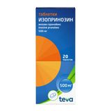 Изопринозин таблетки 500мг 20шт Изопринозин таблетки 500мг 20шт
