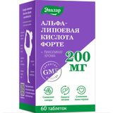 Альфа-липоевая кислота Форте Эвалар таблетки п/о 0,6г 60шт Альфа-липоевая кислота Форте Эвалар таблетки п/о 0,6г 60шт