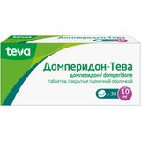 Домперидон-Тева таблетки п/о плен. 10мг 30шт Домперидон-Тева таблетки п/о плен. 10мг 30шт