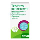 Триампур композитум таблетки фл. 12,5мг+25мг 50шт