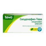 Силденафил-Тева таблетки п/о плен. 100мг 24шт