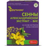 Фрутолакс сенны александрийской экстракт капсулы 0,4г 15шт Фрутолакс сенны александрийской экстракт капсулы 0,4г 15шт