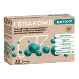 Гепакомб Детокс порошок для приг. раствора для приема внутрь пакет 6г 30шт Гепакомб Детокс порошок для приг. раствора для приема внутрь пакет 6г 30шт