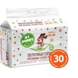 Пеленки для животных My puppy WC 60x60см 30шт Пеленки для животных My puppy WC 60x60см 30шт