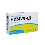 Нимулид таблетки 100мг 20шт Нимулид таблетки 100мг 20шт