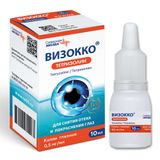 Визокко Тетризолин капли глазные 0,5мг/мл 10мл Визокко Тетризолин капли глазные 0,5мг/мл 10мл