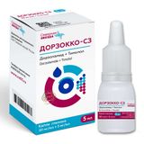Дорзокко-СЗ капли глазные 20мг/мл+5мг/мл 5мл Дорзокко-СЗ капли глазные 20мг/мл+5мг/мл 5мл