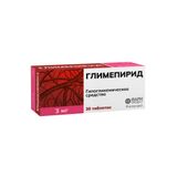 Глимепирид таблетки 3мг 30шт