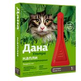 Дана Ультра капли на холку для кошек массой более 4кг пипетка 0,64мл