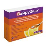 ВайруФлю вкус меда и лимона порошок для приг. раствора для приема внутрь 325мг+10мг+20мг+50мг 5г 10шт