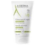Крем для рук и ногтей увлажняющий с гиалуроновой кислотой A-derma/А-дерма туба 50мл Крем для рук и ногтей увлажняющий с гиалуроновой кислотой A-derma/А-дерма туба 50мл