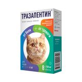Тразапентин таблетки для кошек массой от 4кг 54мг/18мг 8шт Тразапентин таблетки для кошек массой от 4кг 54мг/18мг 8шт