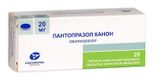 Пантопразол Канон таблетки кишечнораств. п/о плен. 20мг 28шт