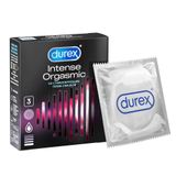 Презервативы рельефные Intense Orgasmic Durex/Дюрекс 3шт