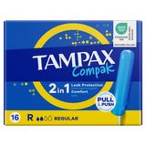 Тампоны с аппликатором TAMPAX (Тампакс) Compak Regular, 16 шт.