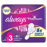 Прокладки с крылышками Super plus Ultra Platinum Always/Олвейс 7шт р.3 Прокладки с крылышками Super plus Ultra Platinum Always/Олвейс 7шт р.3